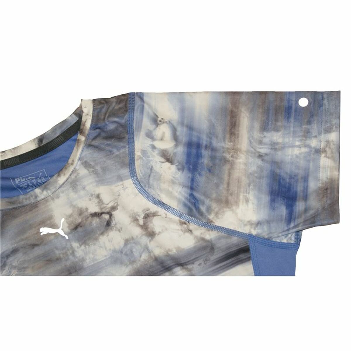 Dames-T-Shirt met Korte Mouwen Puma Graphic Tee Blauw
