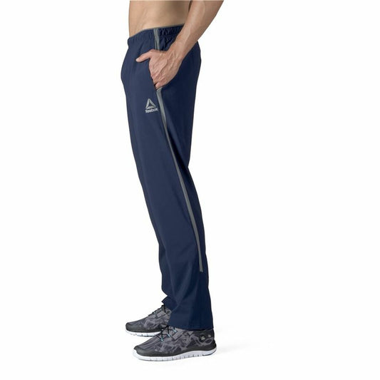 Lange sportbroek Reebok Workout Ready Donkerblauw Mannen