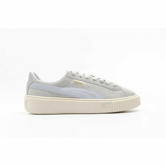 Sportschoenen voor Dames Puma Suede Platform Lichtgrijs