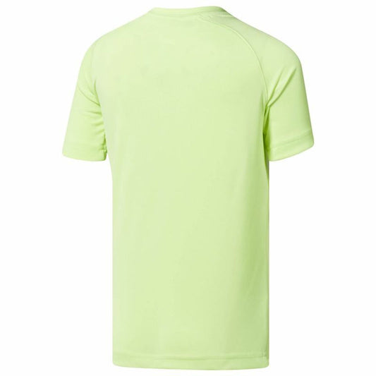 Heren-T-Shirt met Korte Mouwen Reebok Sportswear B Wor Limoengroen