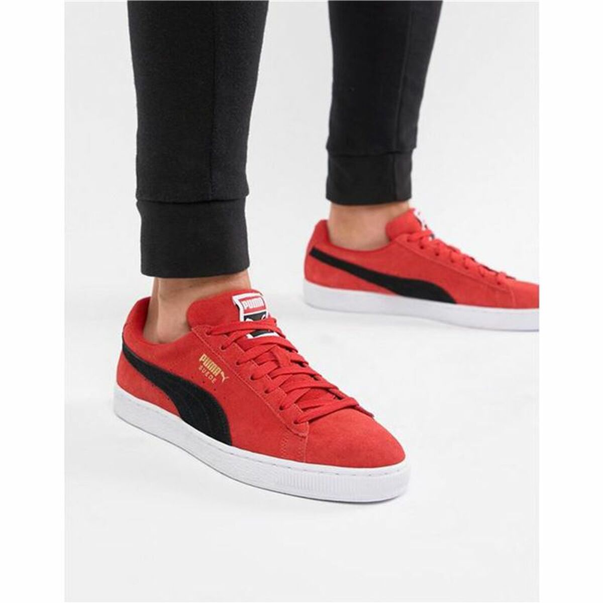 Casual Herensneakers Puma Sportswear Suede Classic Rood