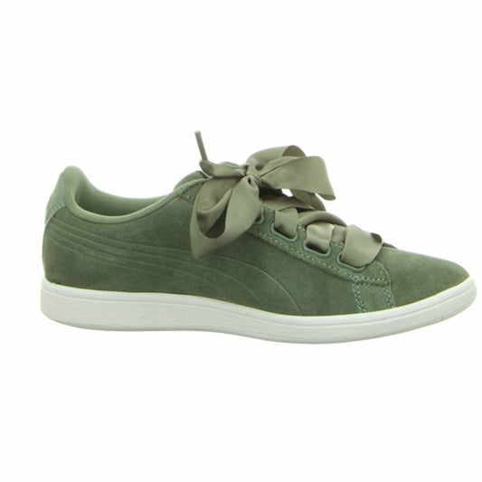 Sportschoenen voor Dames Puma Vikky Ribbon Sd P Olijf