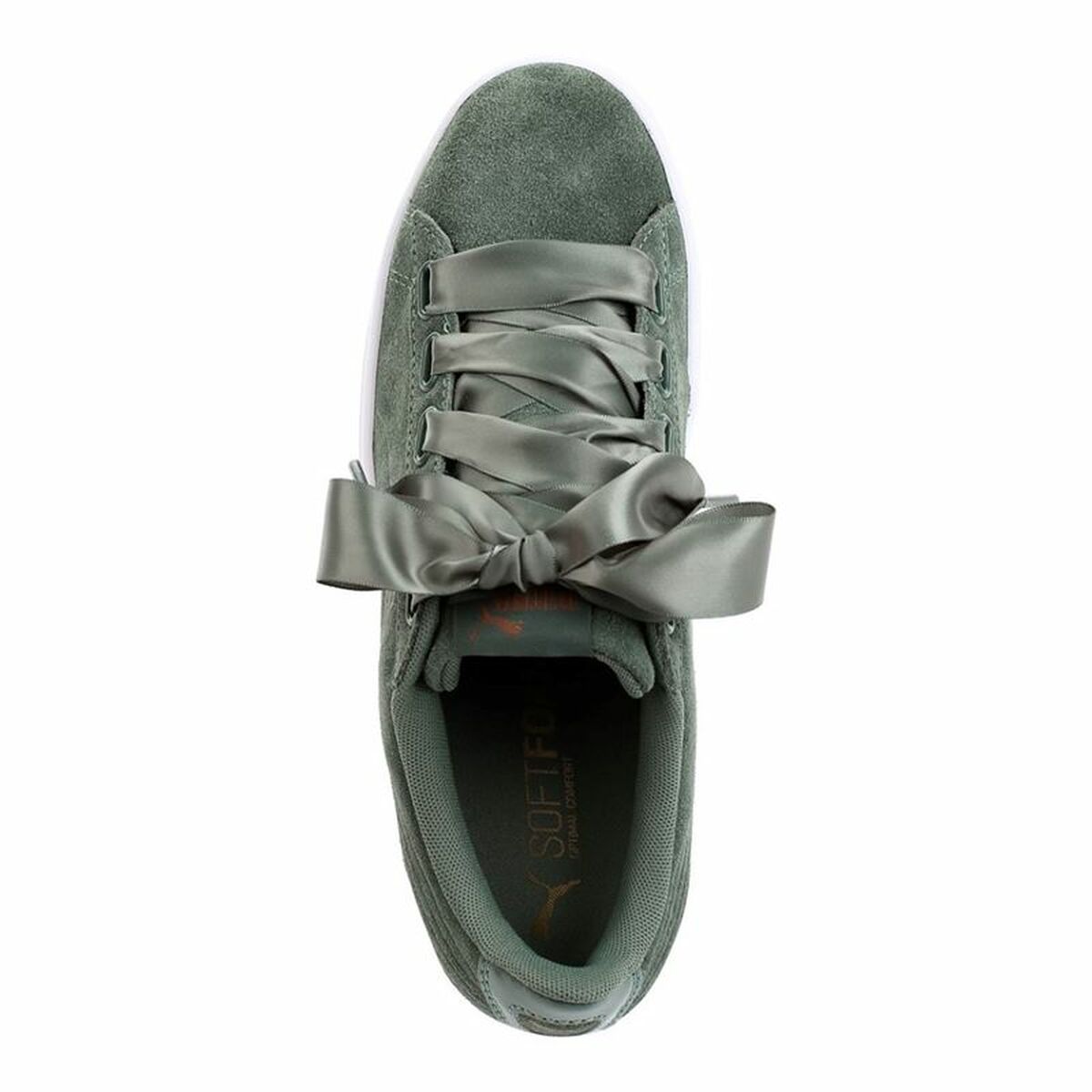 Sportschoenen voor Dames Puma Vikky Ribbon Sd P Olijf