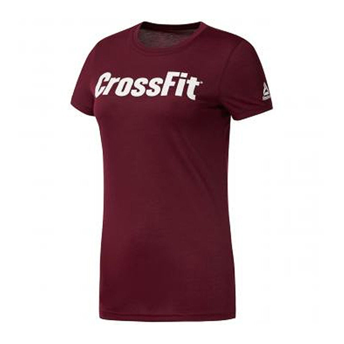 Dames-T-Shirt met Korte Mouwen Reebok Fef Speedwick Bordeaux