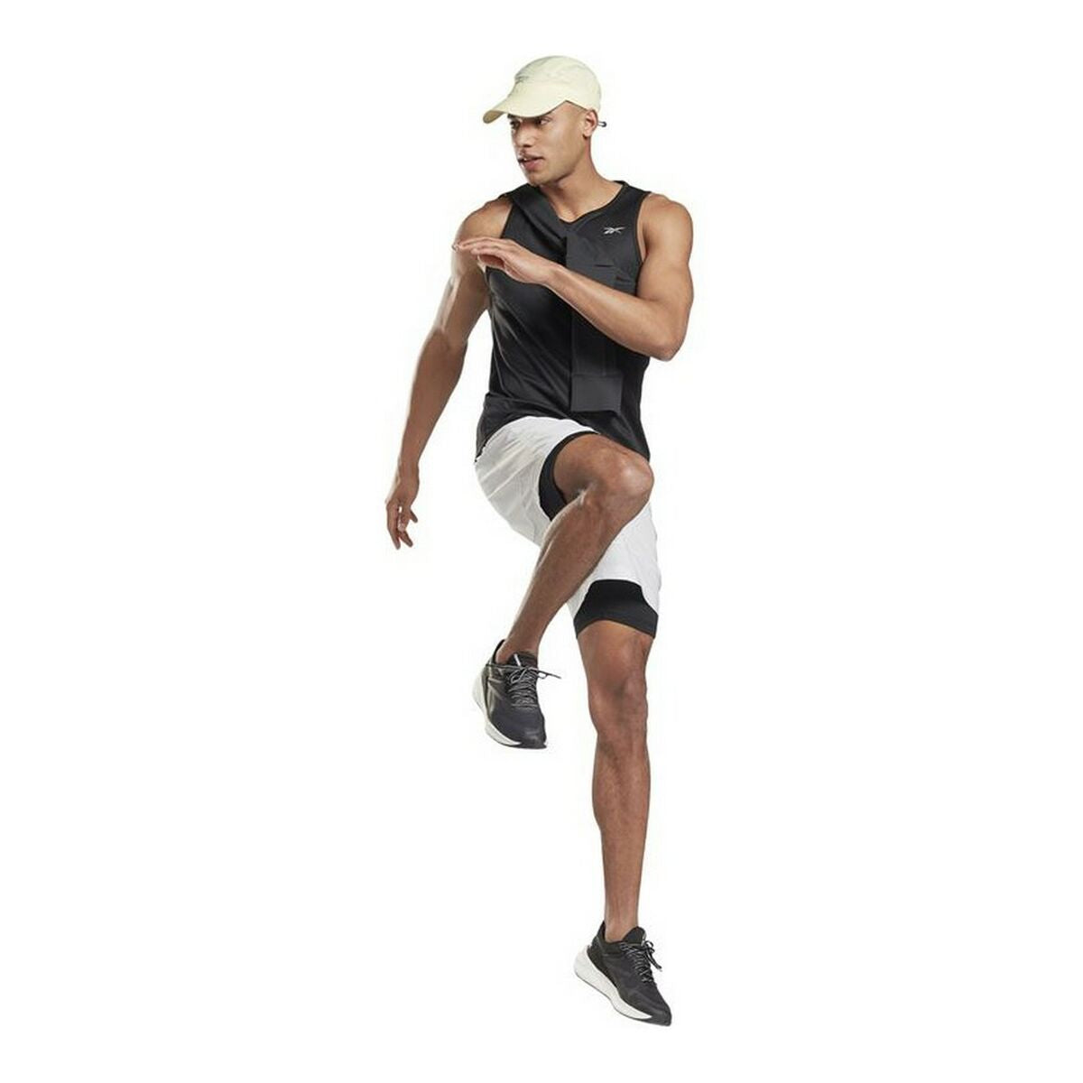 Tank Top Heren Reebok Essentials Zwart