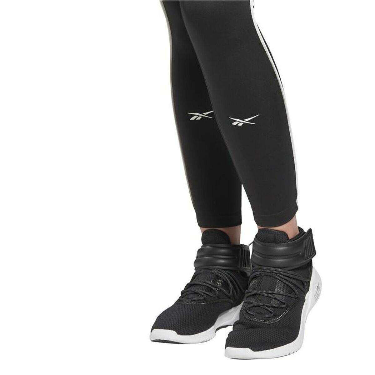Sportleggings Reebok Studio Lux Perform Zwart
