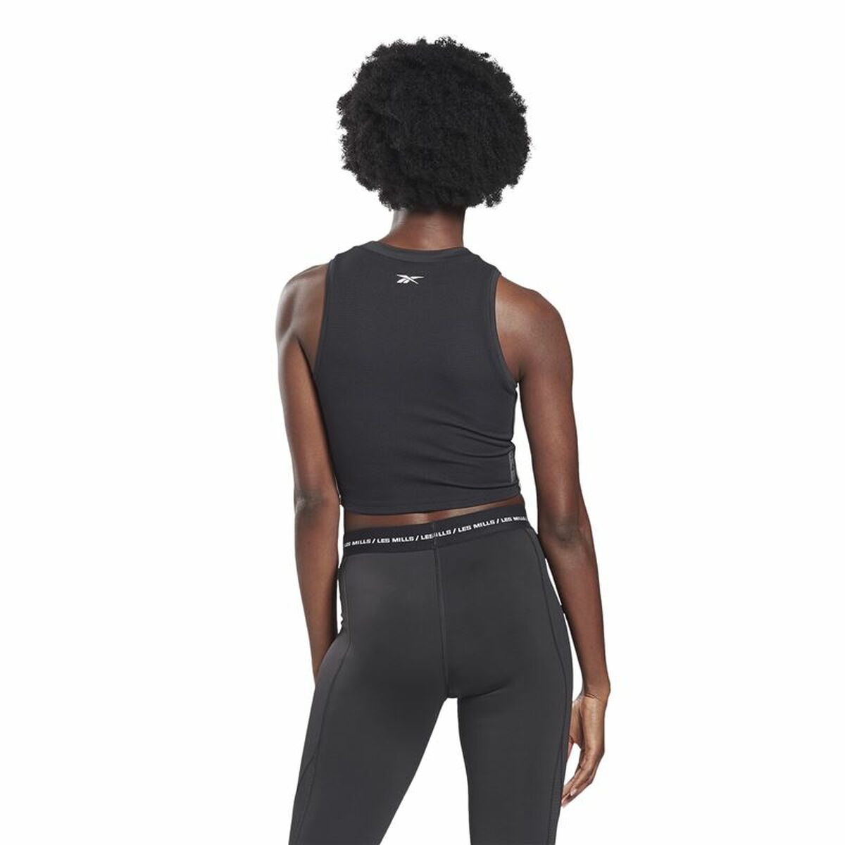 T-Shirt met Korte Mouwen Reebok Les Mills® Performance Zwart
