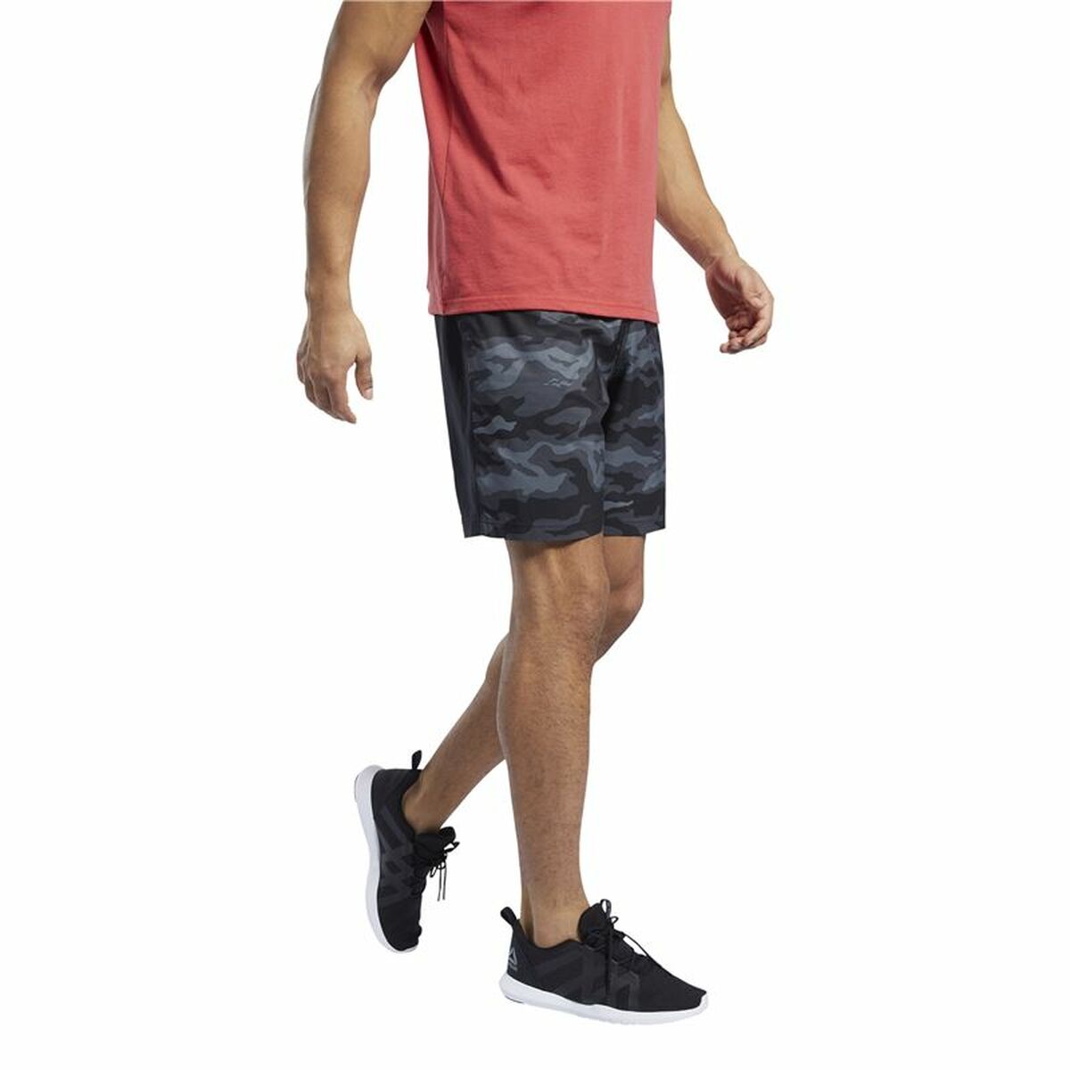 Sportbroekje voor heren Reebok Workout Ready Graphic Zwart