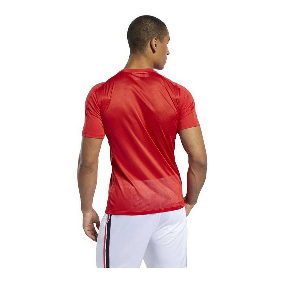 Sport T-shirt Korte Mouwen Reebok Workout Ready Rood