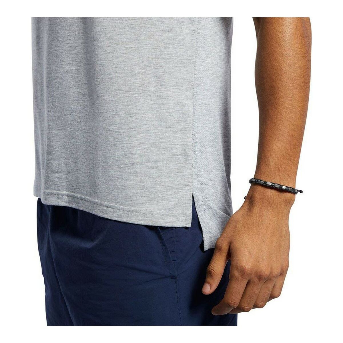 Heren-T-Shirt met Korte Mouwen Reebok Workout Ready Supremium Grijs