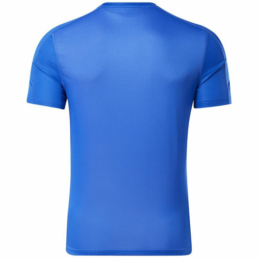 Heren-T-Shirt met Korte Mouwen Reebok Workout Ready Tech Blauw