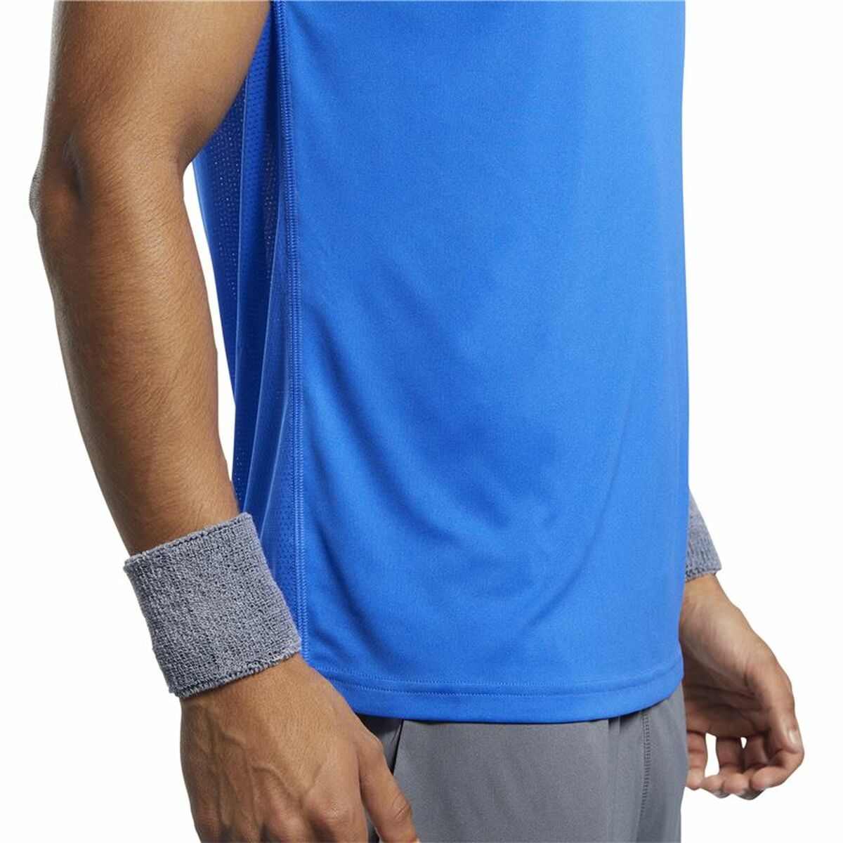 Heren-T-Shirt met Korte Mouwen Reebok Workout Ready Tech Blauw