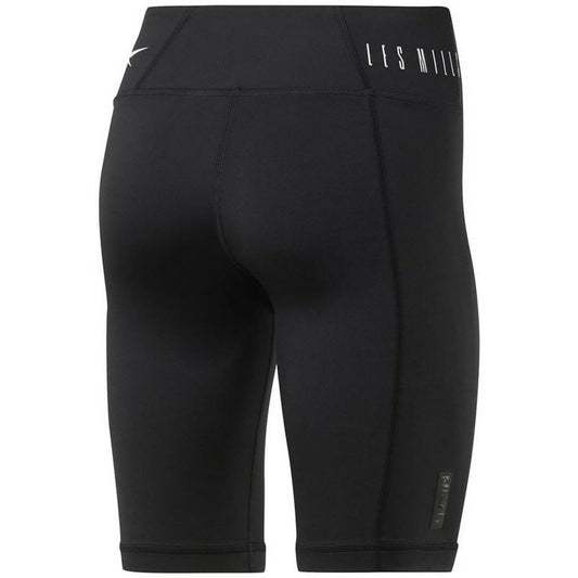 Korte Sportlegging Reebok Les Mills Fietsen Zwart