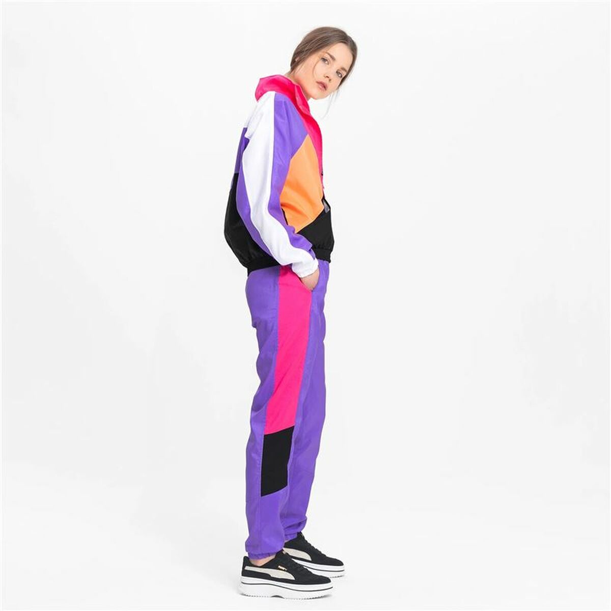 Volwassenen Trainingbroek Puma TFS OG Retro Pants Luminous Vrouw Paars