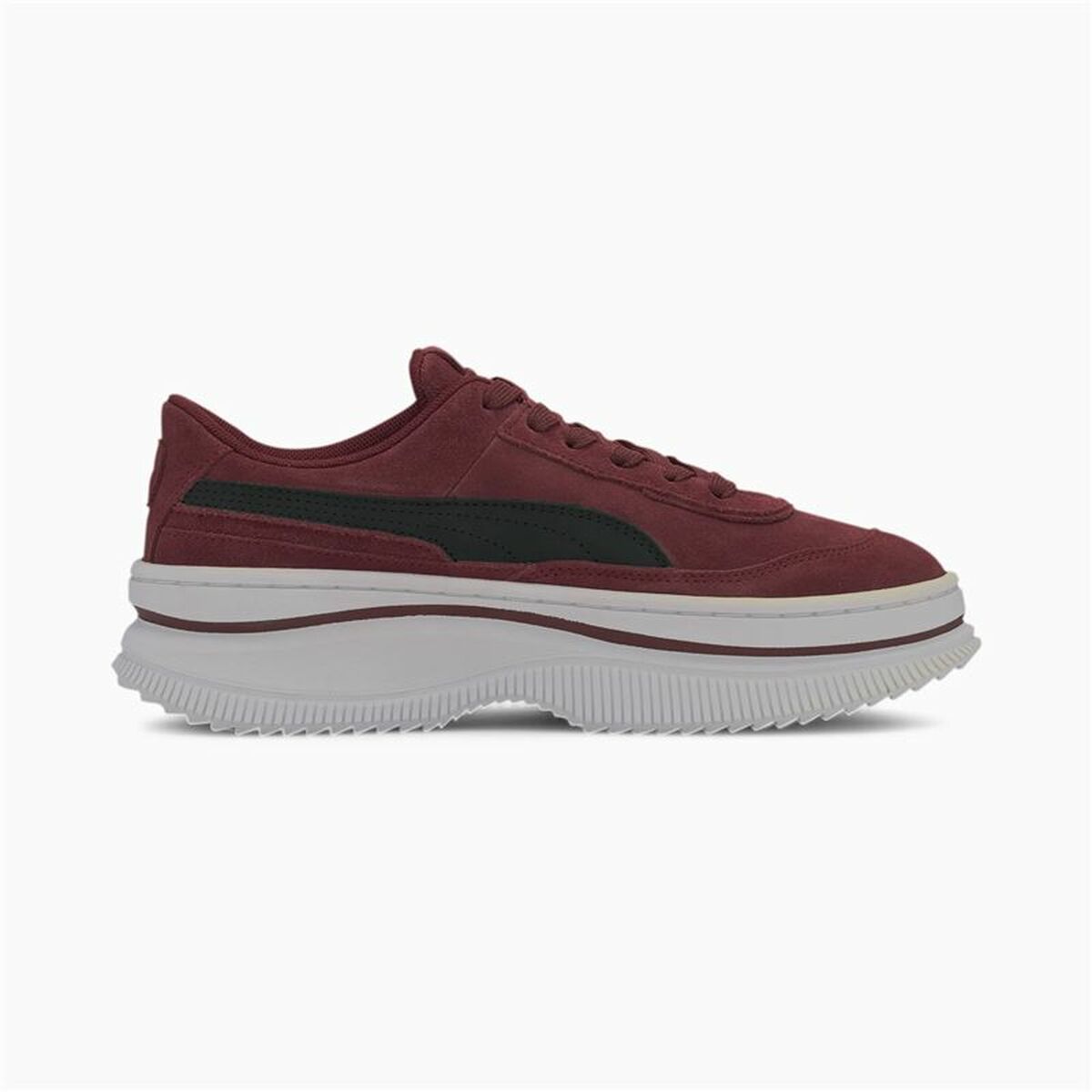 Dames casual sneakers Puma Sportswear Deva Suede Donkerrood