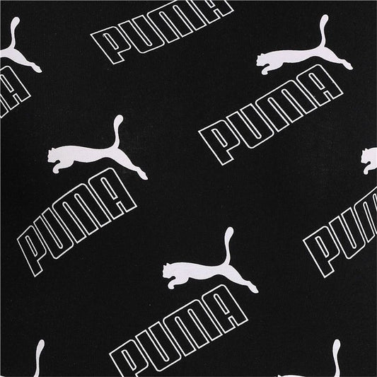 Dames-T-Shirt met Korte Mouwen Puma Amplified AOP LS Fitted Zwart