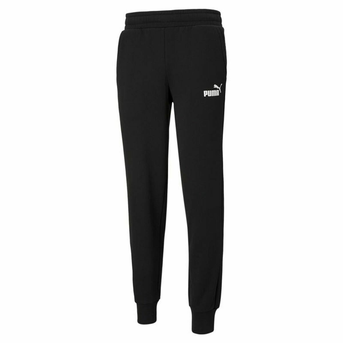 Lange sportbroek Puma Essentials Logo Zwart Mannen