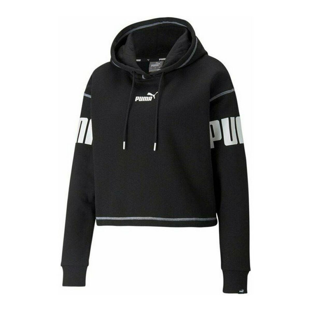 Hoodie Puma Power Fl Zwart