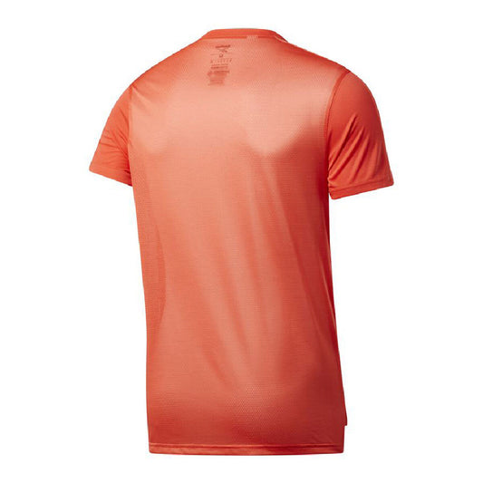 Heren-T-Shirt met Korte Mouwen Reebok Workout Ready Tech Oranje