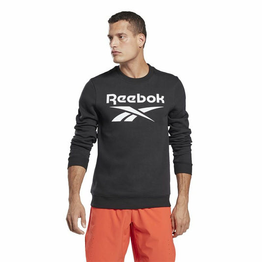 Herensweater zonder Capuchon Reebok Identity Zwart