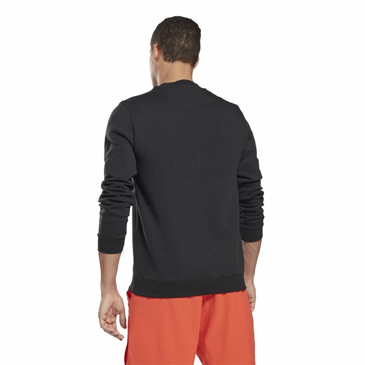Herensweater zonder Capuchon Reebok Identity Zwart