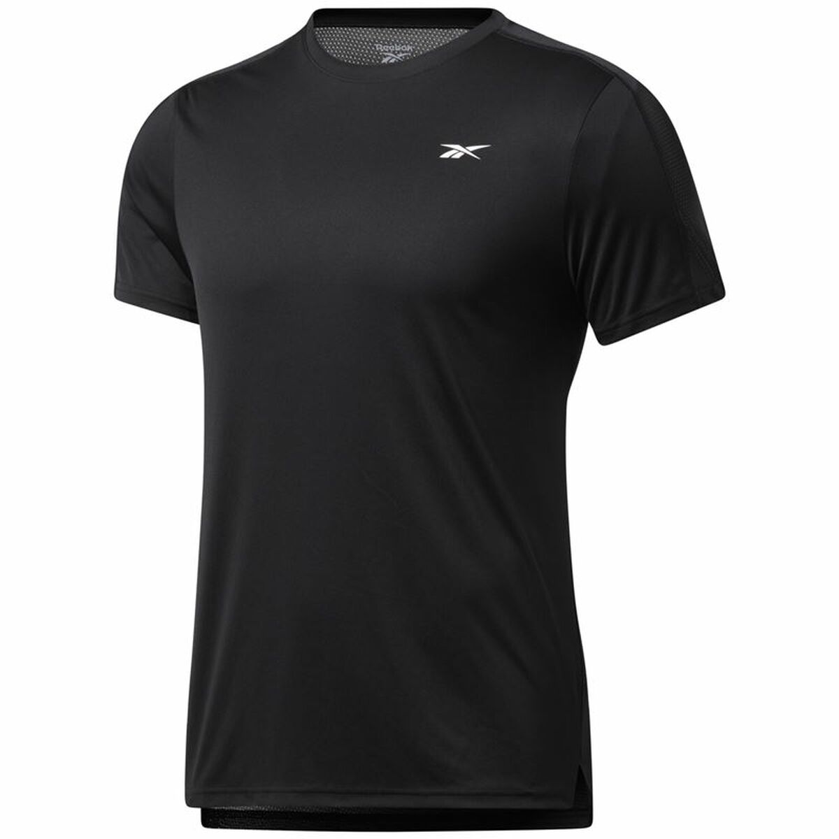 Heren-T-Shirt met Korte Mouwen Reebok Workout Ready Tech Zwart