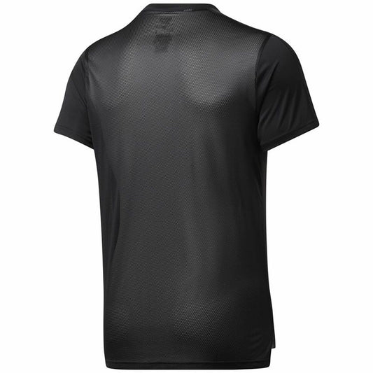Heren-T-Shirt met Korte Mouwen Reebok Workout Ready Tech Zwart