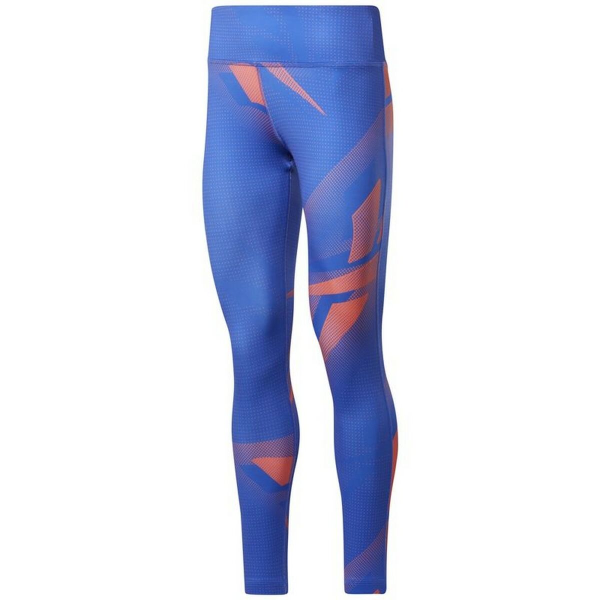 Sportleggings voor Dames Reebok MYT Printed Blauw