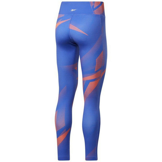Sportleggings voor Dames Reebok MYT Printed Blauw