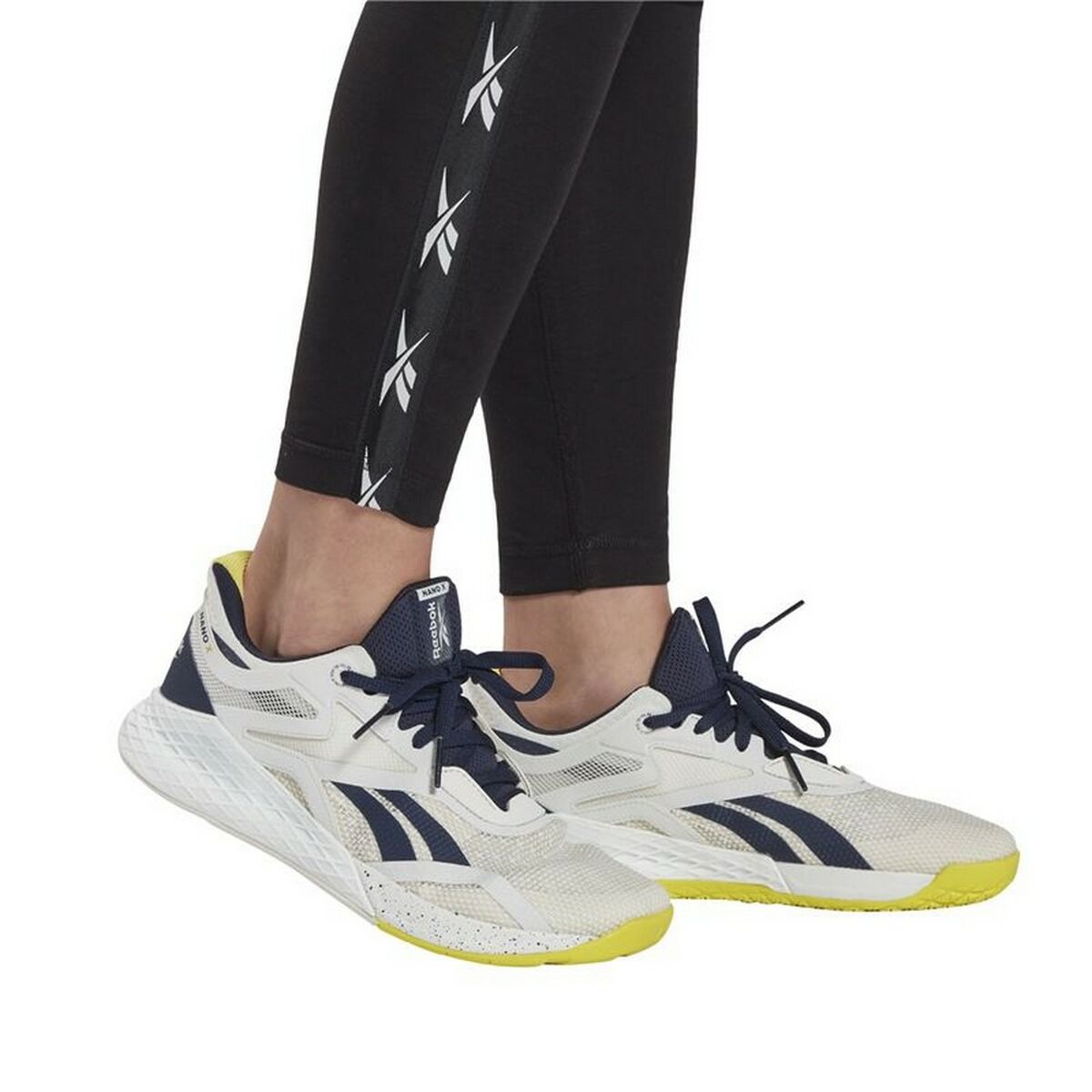 Sportleggings voor Dames Reebok Vector Tape Zwart