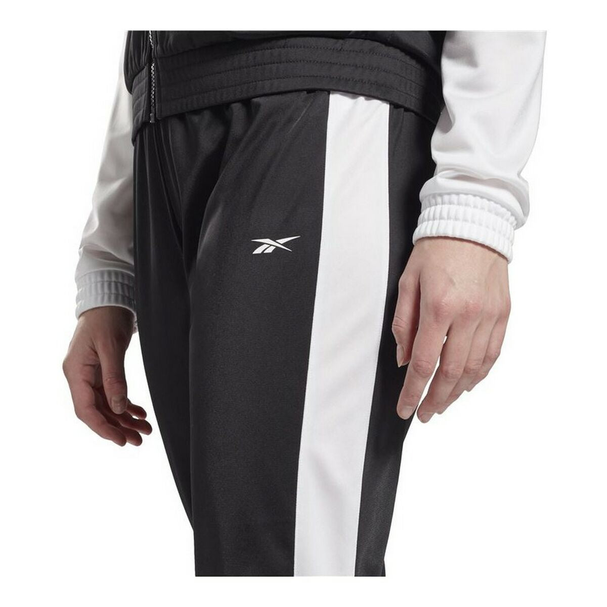 Trainingspak voor Volwassenen Reebok Linear Zwart