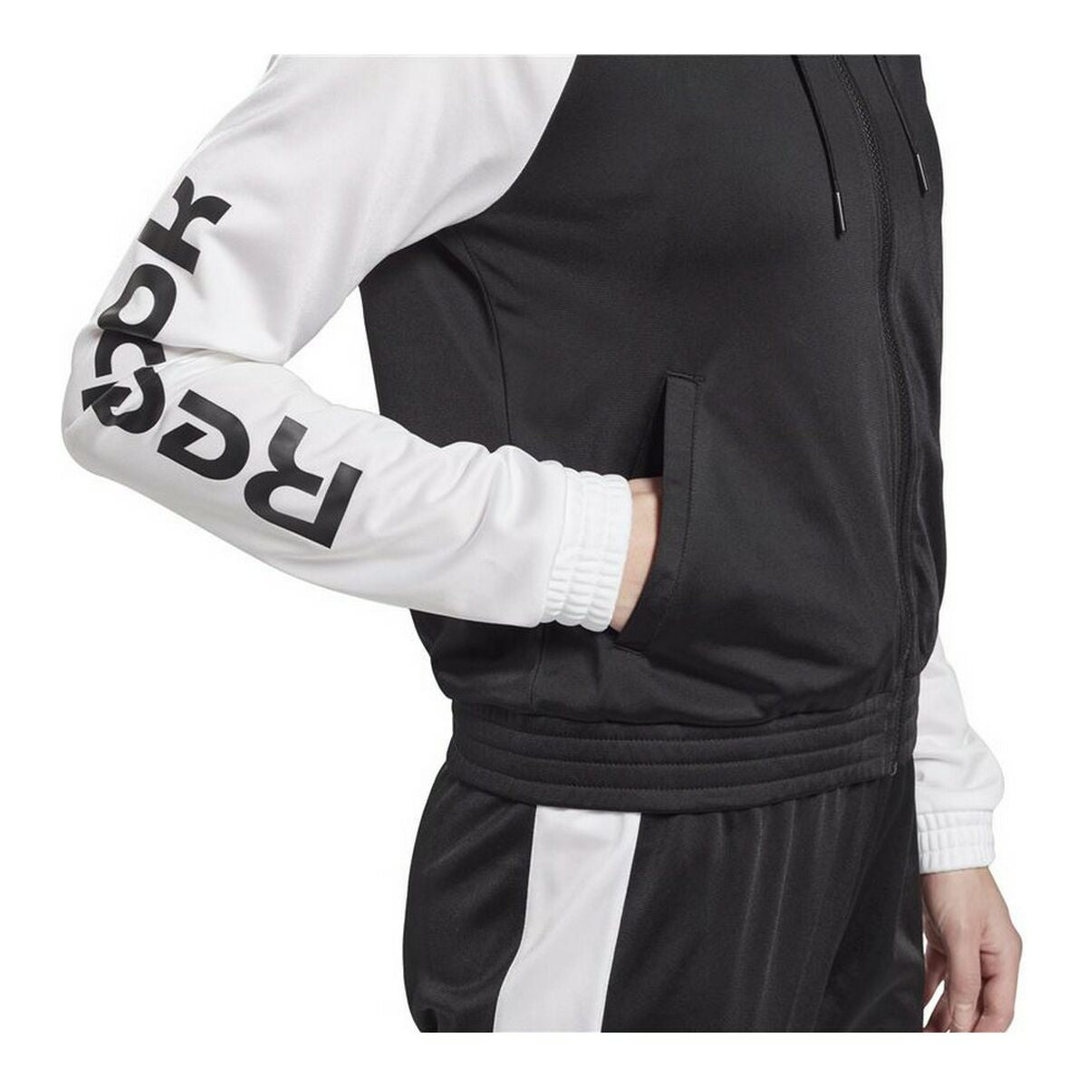 Trainingspak voor Volwassenen Reebok Linear Zwart