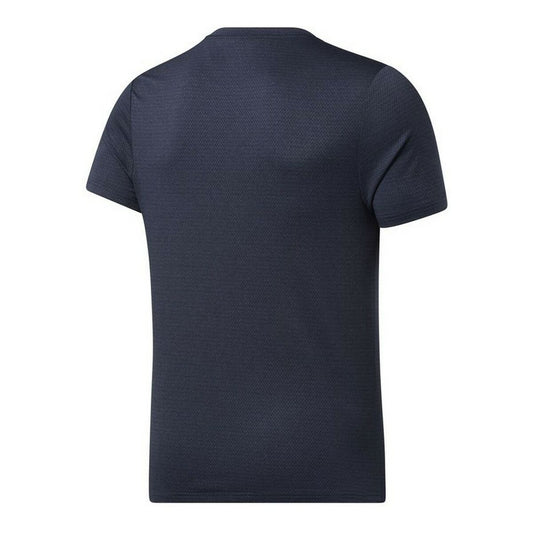 Sport T-shirt Korte Mouwen Reebok Workout Ready Donkerblauw