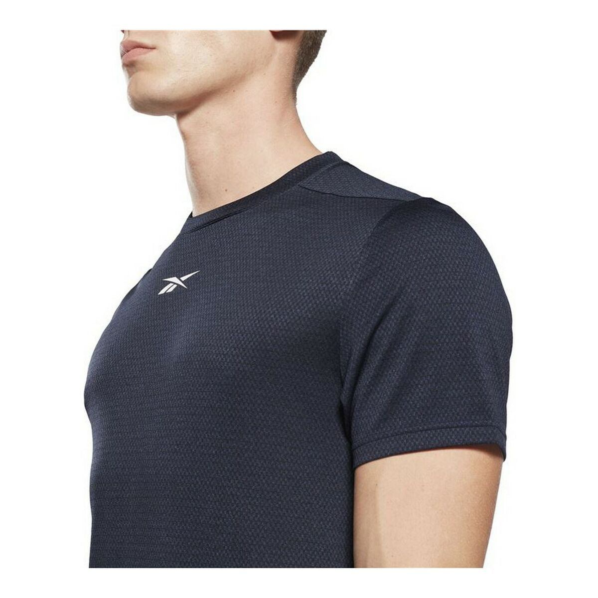 Sport T-shirt Korte Mouwen Reebok Workout Ready Donkerblauw