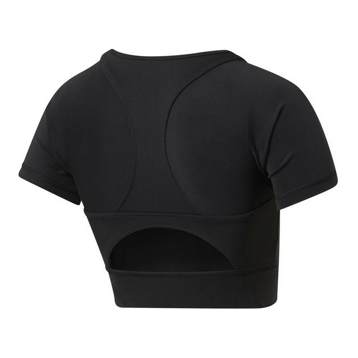 Dames-T-Shirt met Korte Mouwen Reebok Training MYT Zwart