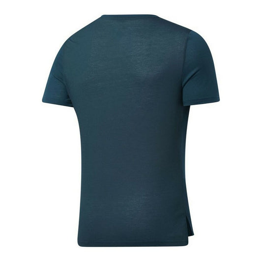 Heren-T-Shirt met Korte Mouwen Reebok Workout Ready Supremium Cyaan