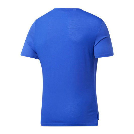 Heren-T-Shirt met Korte Mouwen Reebok Workout Ready Supremium Blauw