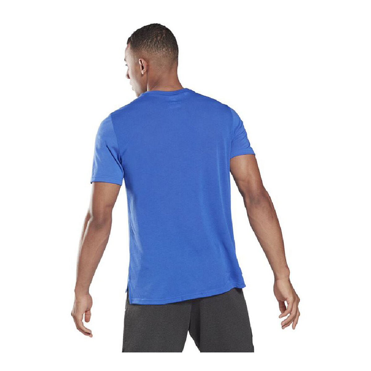 Heren-T-Shirt met Korte Mouwen Reebok Workout Ready Supremium Blauw