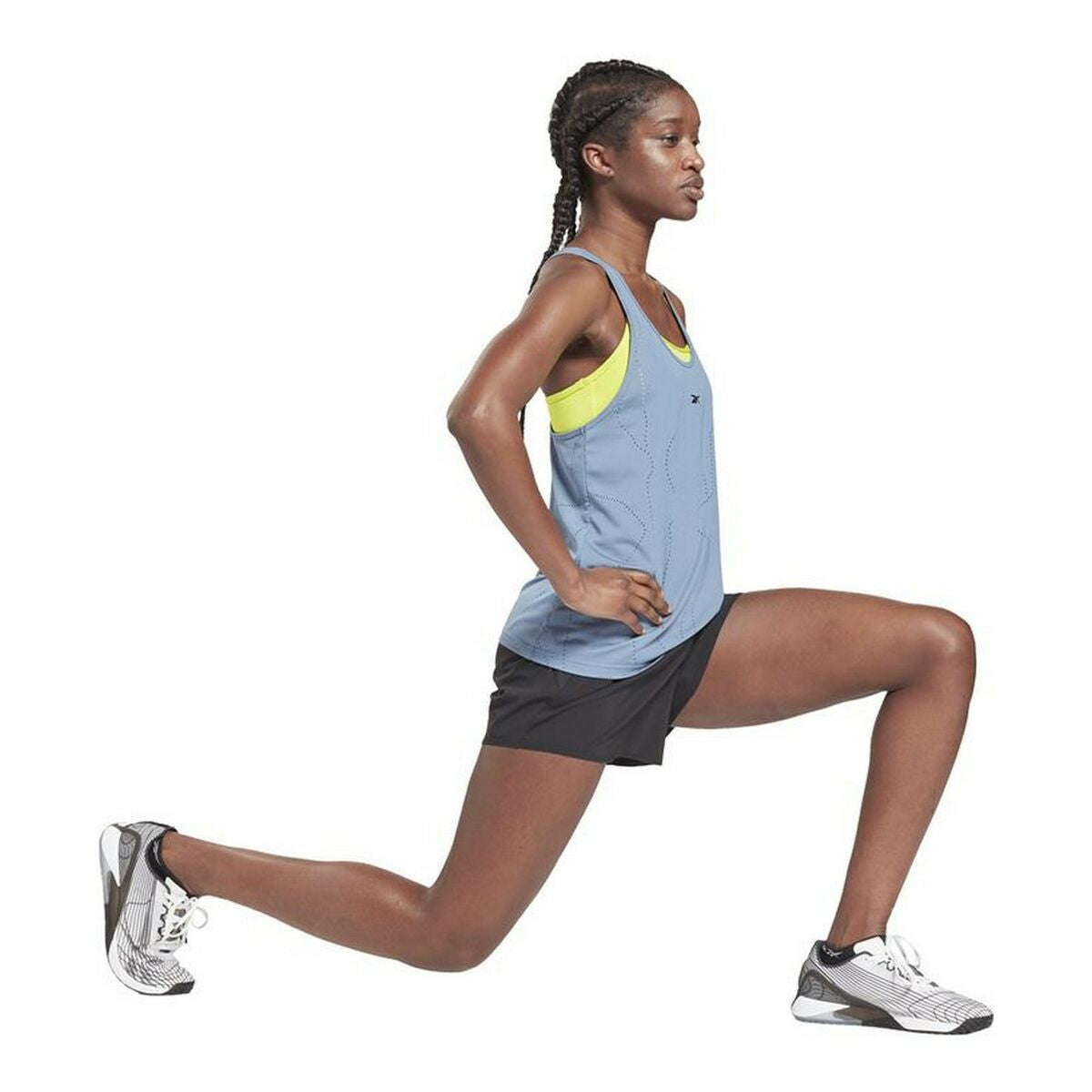 Tank Top Dames Reebok United By Fitness Perforated Indigo