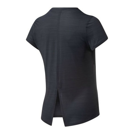 Dames-T-Shirt met Korte Mouwen Reebok Workout Ready Activchill Zwart