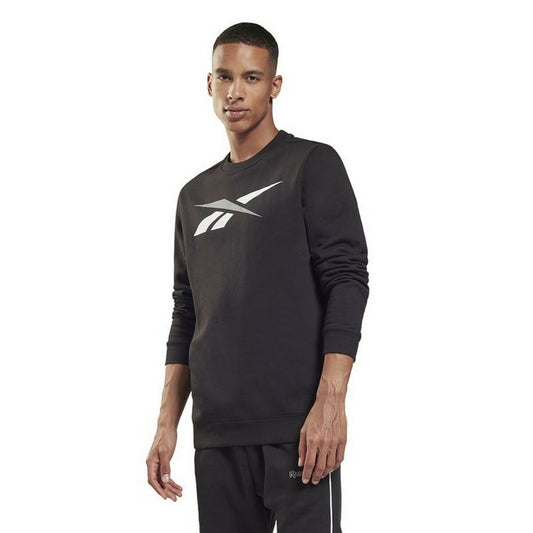 Herensweater zonder Capuchon Reebok Essentials Vector Zwart