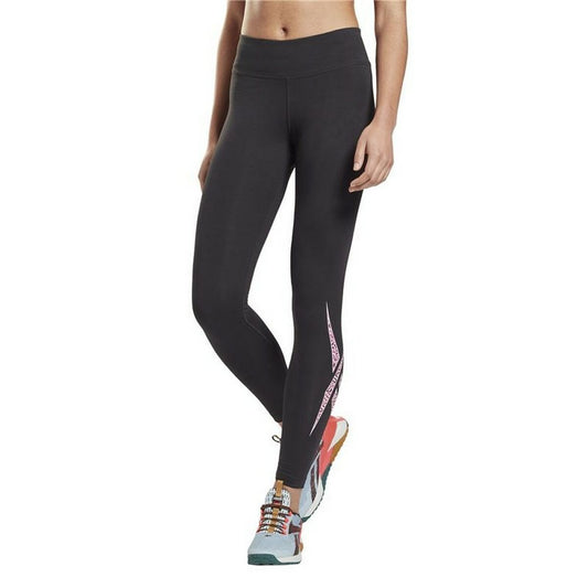 Sportleggings Reebok Moder Safari Zwart