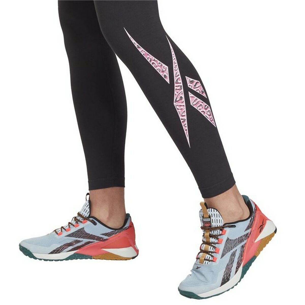 Sportleggings Reebok Moder Safari Zwart