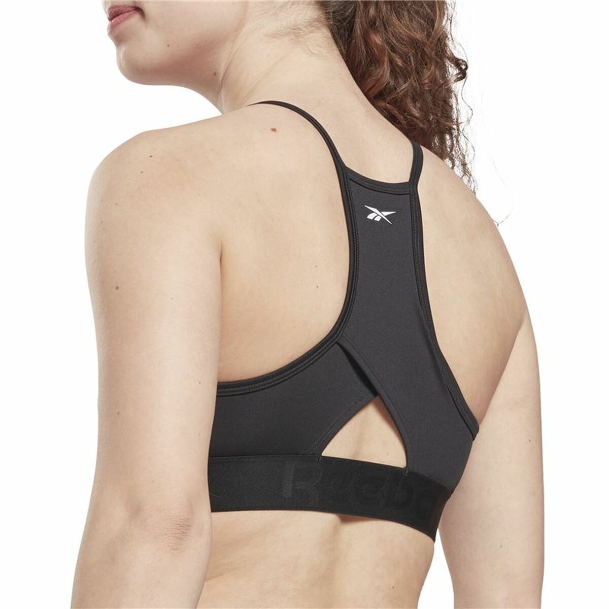 Sportbeha Reebok Strappy Zwart