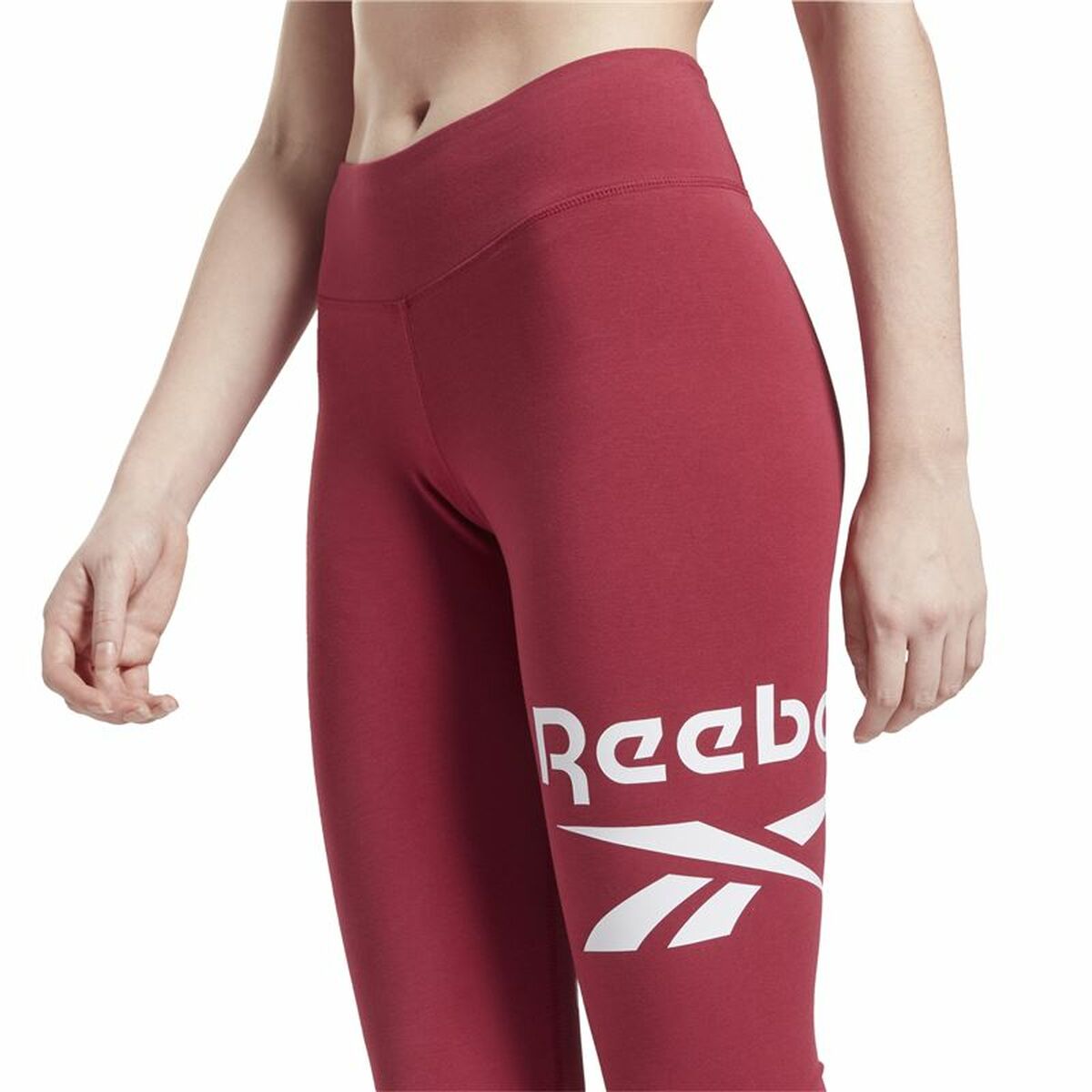 Sportleggings voor Dames Reebok Identity Logo Rood