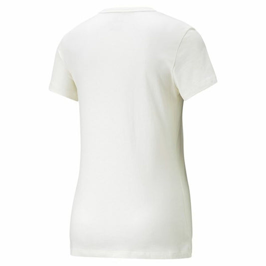 Dames-T-Shirt met Korte Mouwen Puma Wit