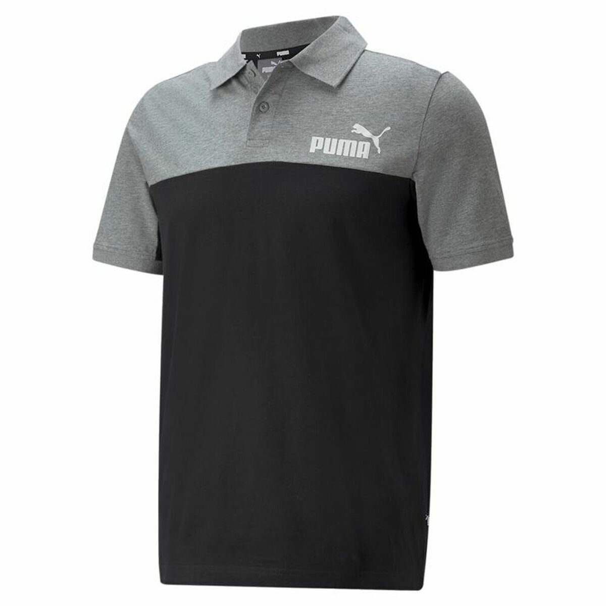Heren-T-Shirt met Korte Mouwen Puma Essentials+ Block M