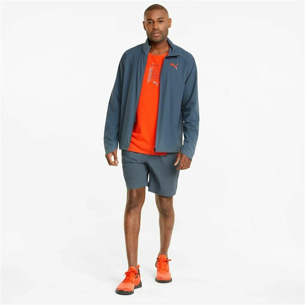 Broeken voor Volwassenen Puma Train Ultraweave 7" Donker grijs