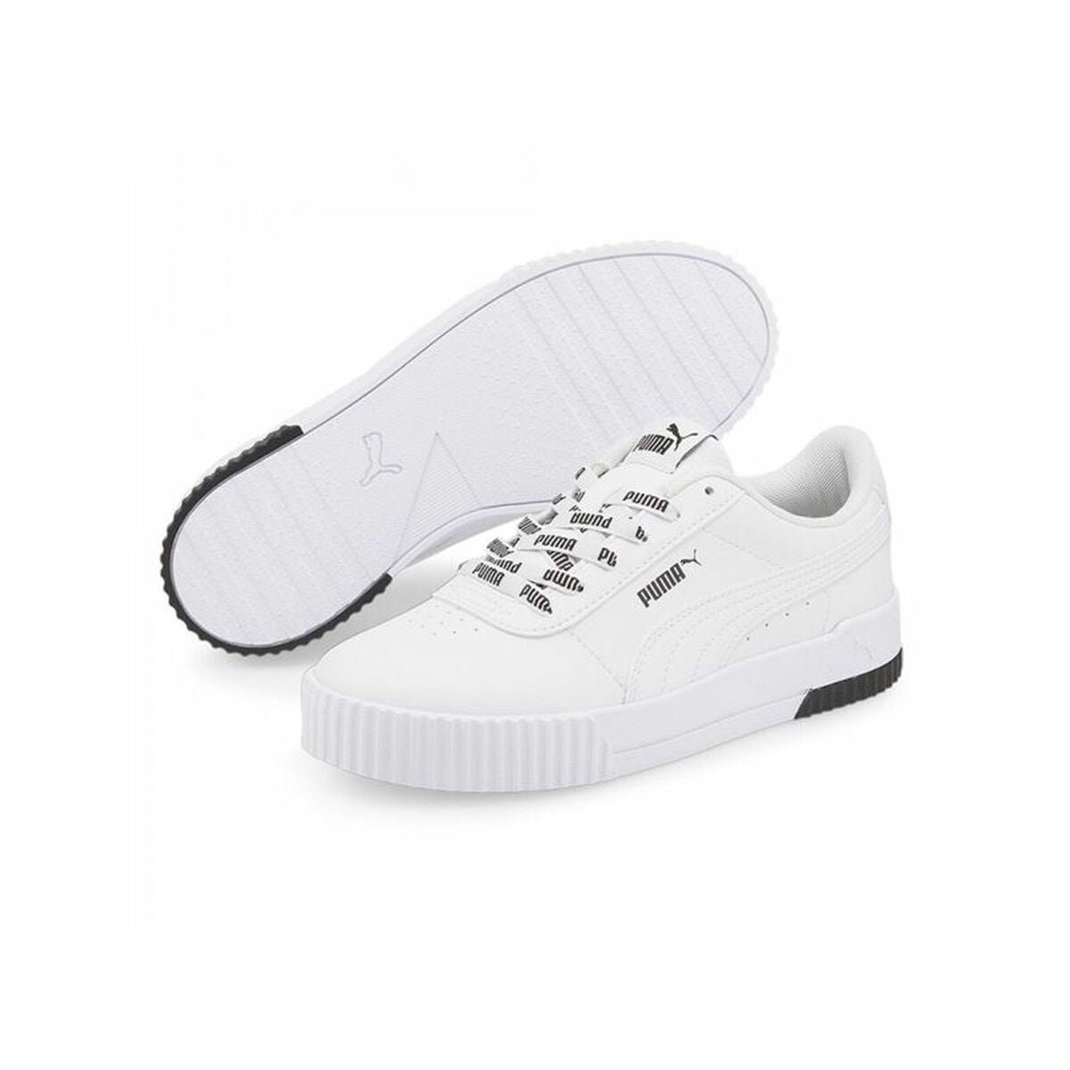 Sportschoenen voor Dames Puma Carina Logomania Wit