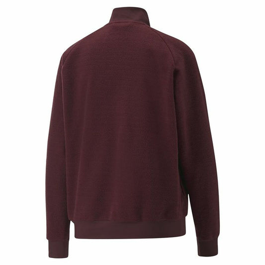 Sportjack voor dames Puma Fit Sherpa Donkerrood